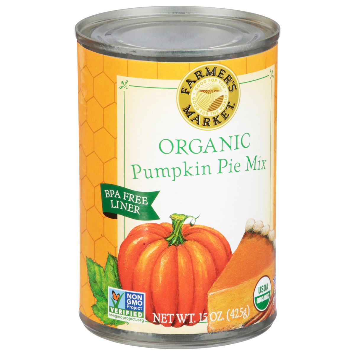 slide 3 of 14, Farmer's Market Organic Pumpkin Pie Mix, 15 oz