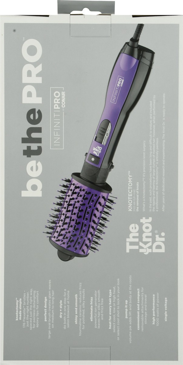 slide 5 of 9, Conair Infiniti Pro The Knot Dr All-in-One Large Oval Dryer Brush 1 ea Box, 1 ct