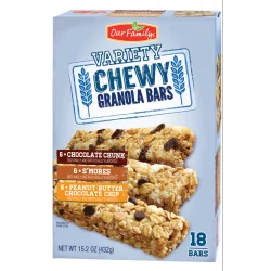 Our Family Snack Bar Chewy Variety Pack