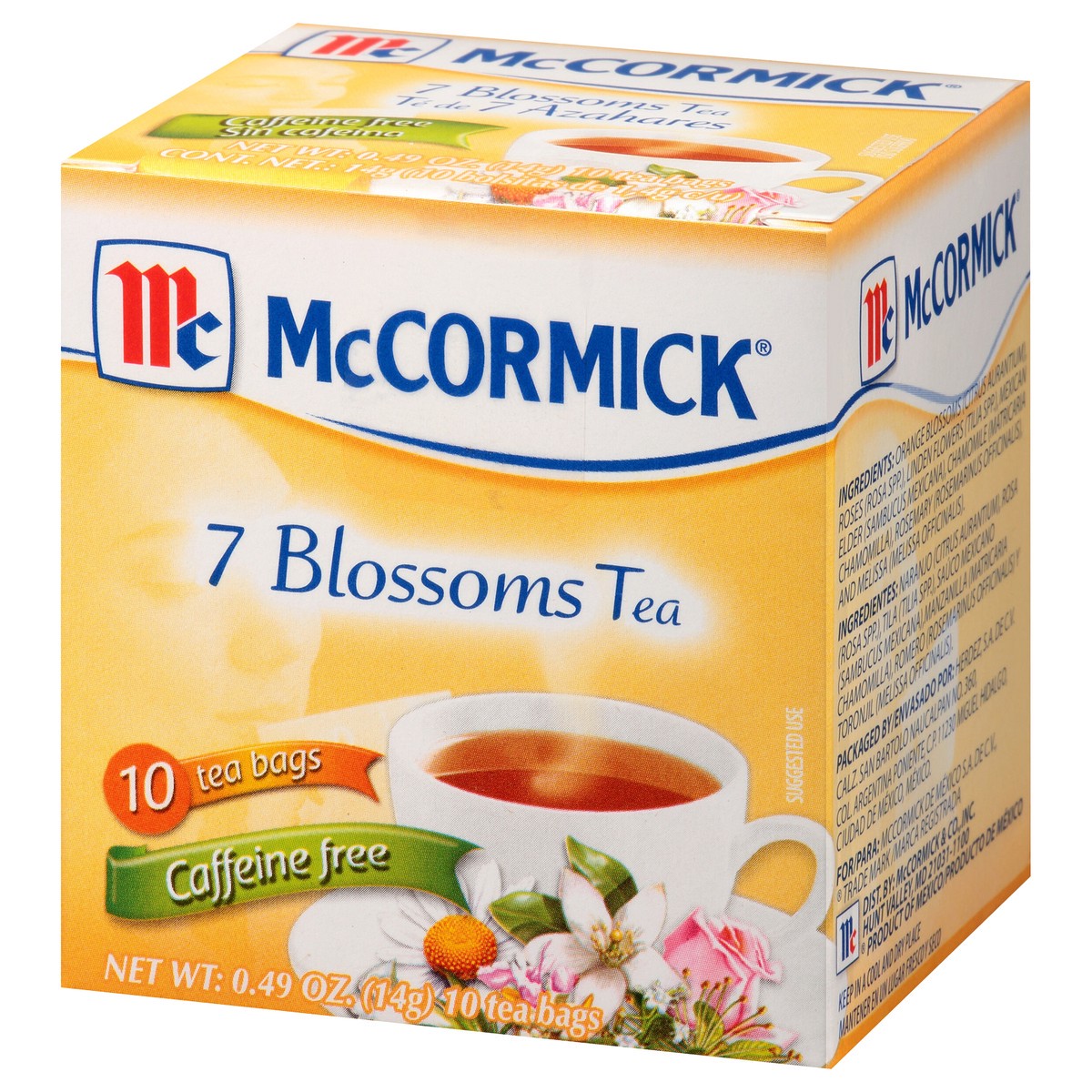 slide 7 of 9, McCormick Caffeine Free 7 Blossoms Tea - 0.49 oz, 0.49 oz