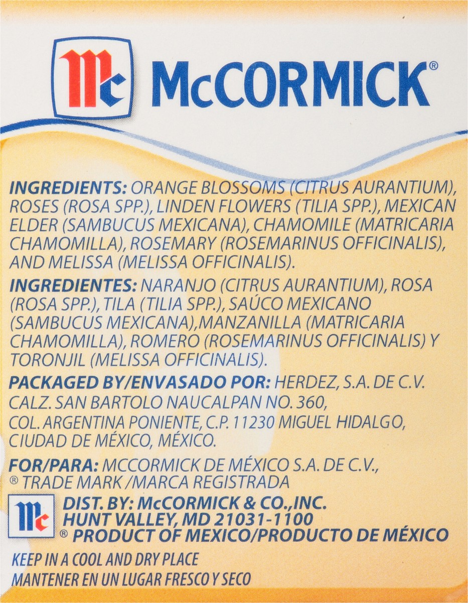 slide 4 of 9, McCormick Caffeine Free 7 Blossoms Tea - 0.49 oz, 0.49 oz