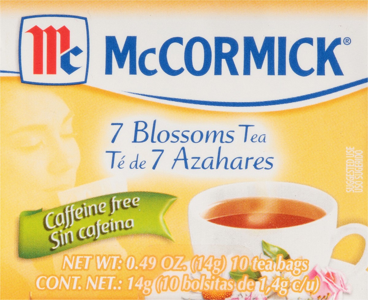 slide 9 of 9, McCormick Caffeine Free 7 Blossoms Tea - 0.49 oz, 0.49 oz