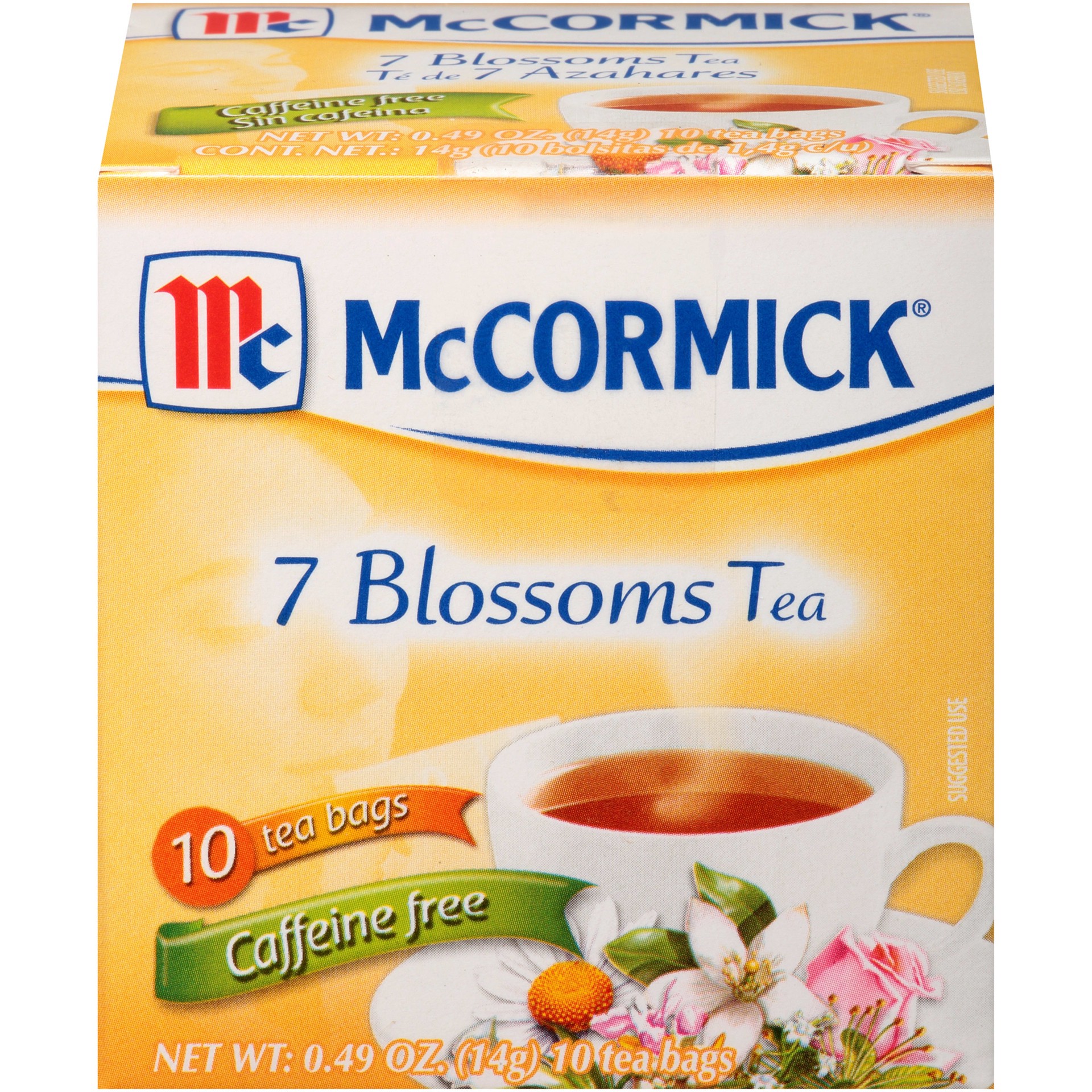 slide 1 of 9, McCormick Caffeine Free 7 Blossoms Tea - 0.49 oz, 0.49 oz