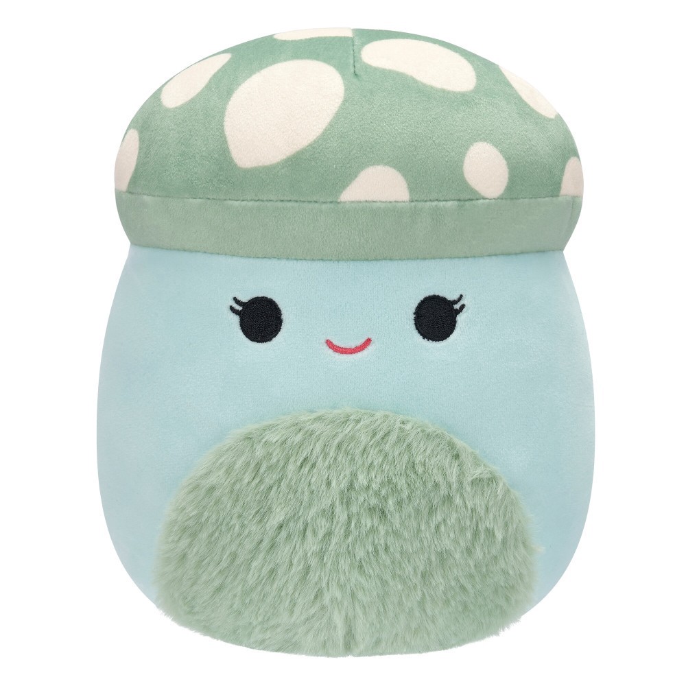 slide 1 of 1, Squishmallows Tea Mushroom w/Fuzzy Green Belly, 8 in
