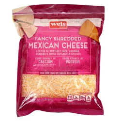 Weis Quality Four Cheese Mexican Blend Shredded Cheese