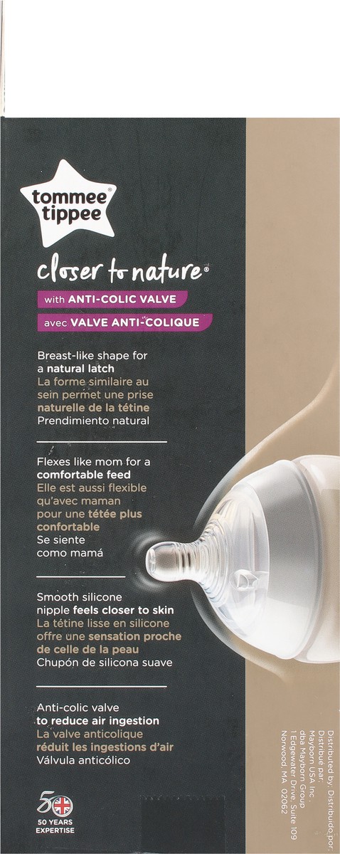 slide 4 of 11, Tommee Tippee Closer to Nature 6 Months+ 11 Ounce Baby Bottle 1 ea, 11 oz