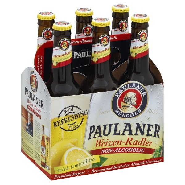 slide 1 of 1, Paulaner Beer Weiz Radler Non-Alcoholic, 6 ct; 12 fl oz