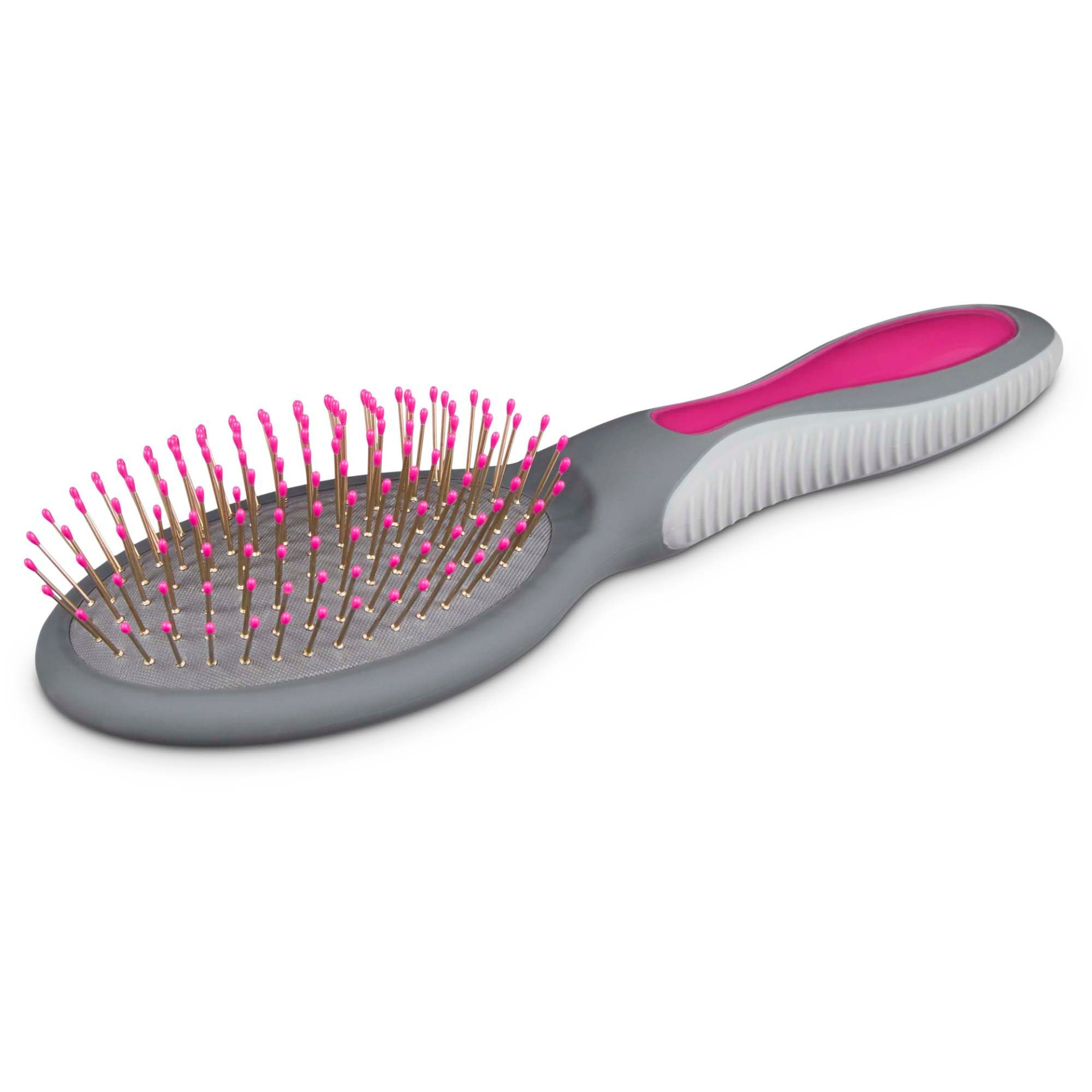 slide 1 of 1, Well & Good Pink Cushion Pin Dog Brush, LG