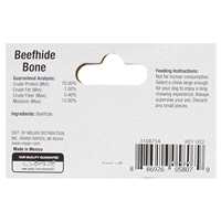 slide 5 of 5, Meijer Main Choice 9" Beefhide Bone, 1 ct