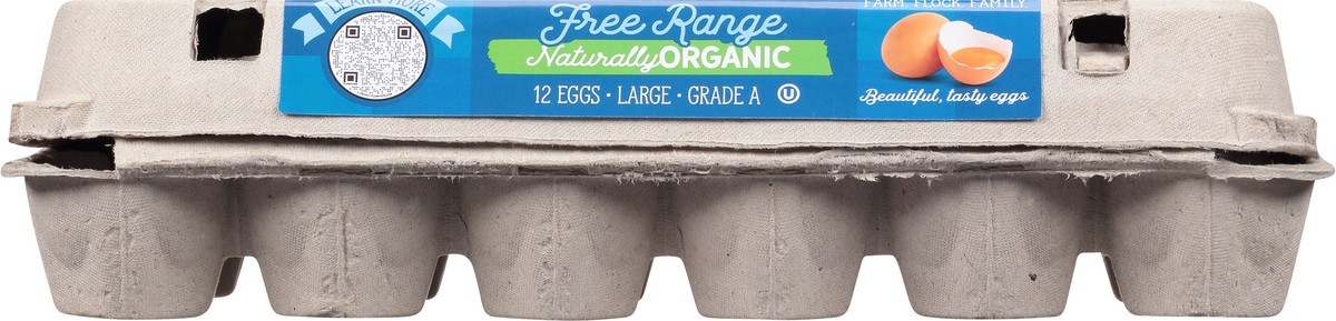 slide 7 of 10, Blue Sky Family Farms Naturally Organic Large Free Range Eggs 12 ea, 12 ct