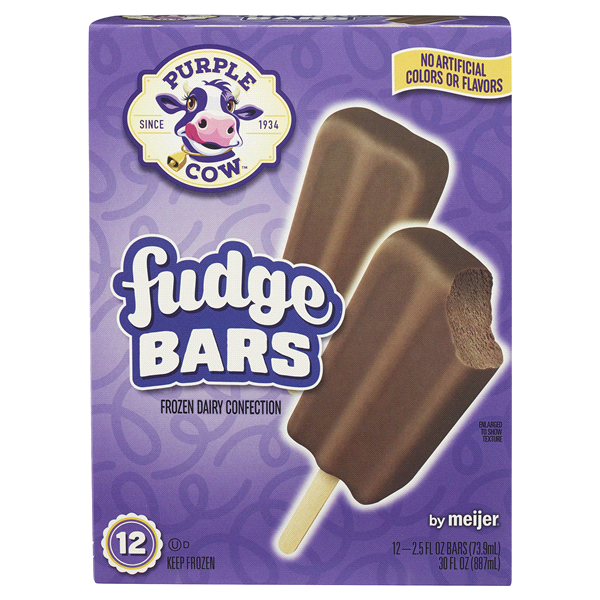 slide 1 of 1, Purple Cow Fudge Bars, 12 ct