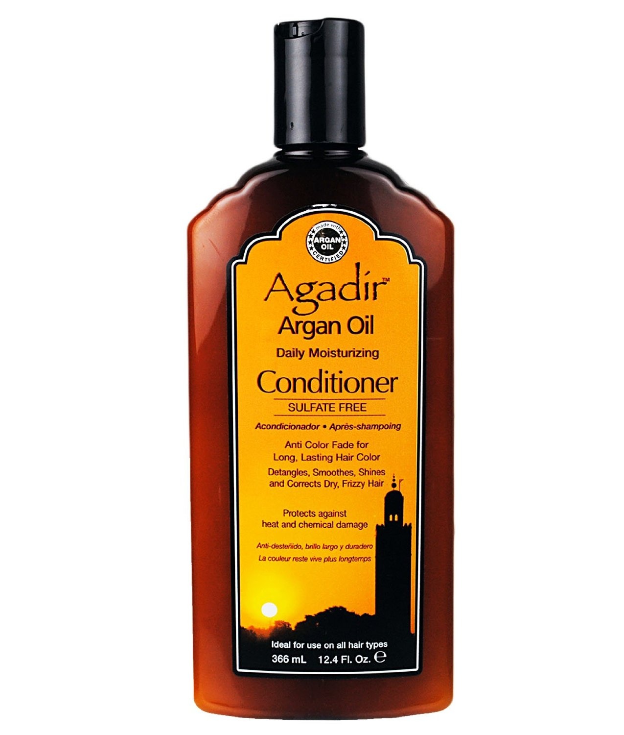 slide 1 of 1, Agadir Sulfate Free Argan Oil Daily Moisturizing Conditioner, 12.4 oz