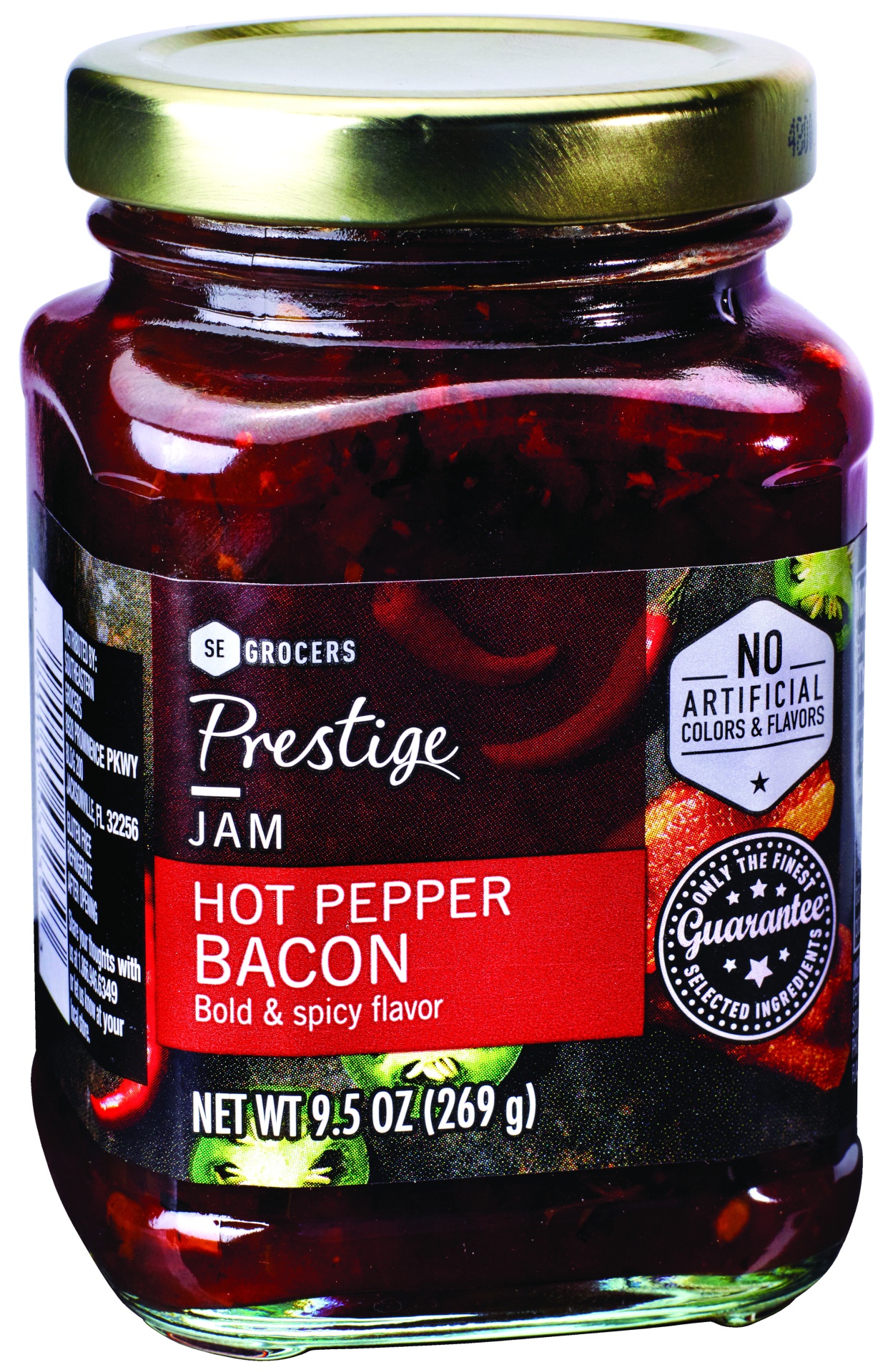 slide 1 of 1, SE Grocers Prestige Hot Pepper Bacon Jam, 10.5 oz
