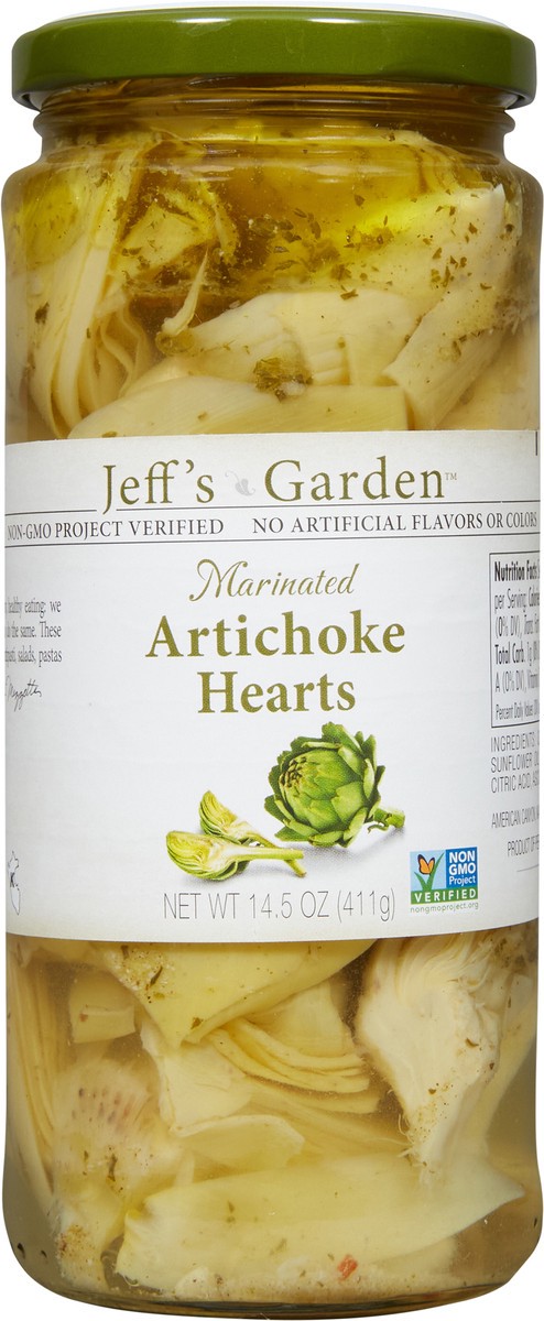 slide 3 of 7, Mezzetta Jeffs Naturals Marinated Artichoke Hearts, 14.5 oz