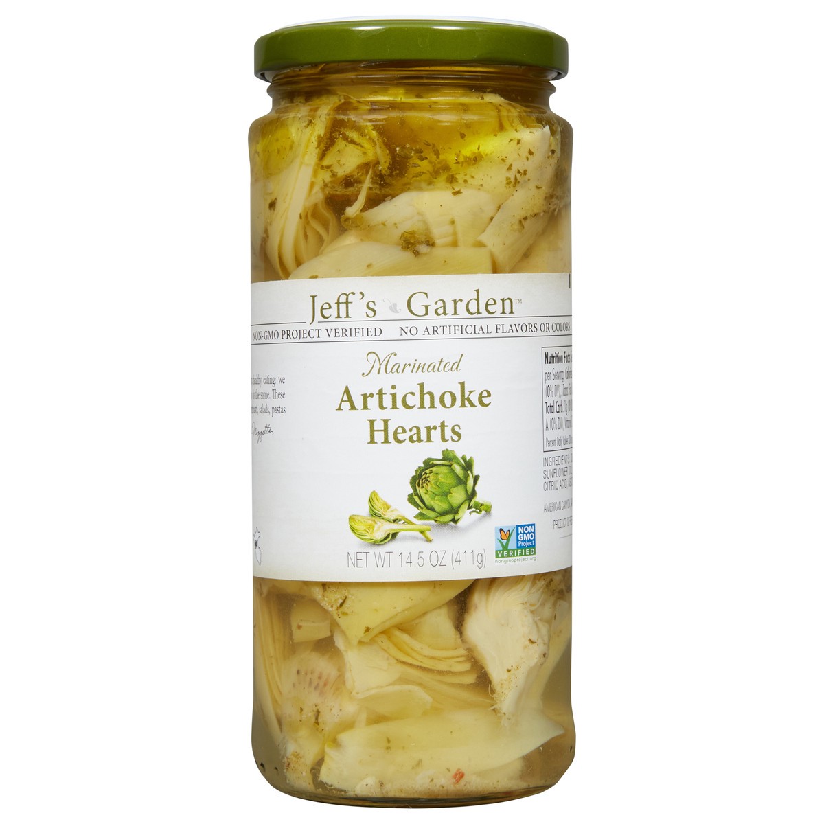 slide 1 of 7, Mezzetta Jeffs Naturals Marinated Artichoke Hearts, 14.5 oz