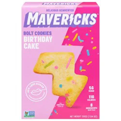 Mavericks Birthday Cake Bolt Cookies 7.04 oz