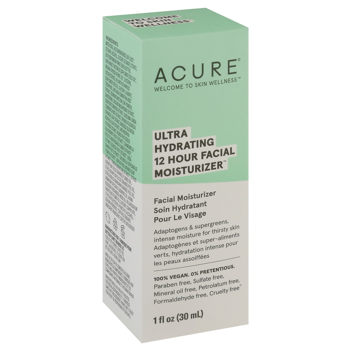 slide 3 of 13, Acure Ultra Hydratin 12-Hour Facial Moisturizer, 1 fl oz
