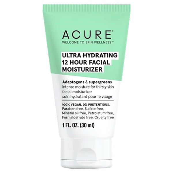 slide 1 of 1, ACURE Ultra Hydratin 12-Hour Facial Moisturizer, 1 fl oz