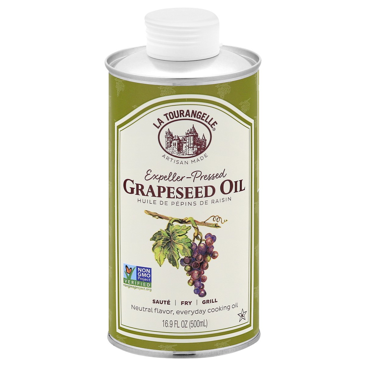 slide 1 of 13, La Tourangelle Expeller-Pressed Grapeseed Oil 16.9 oz, 16.9 fl oz