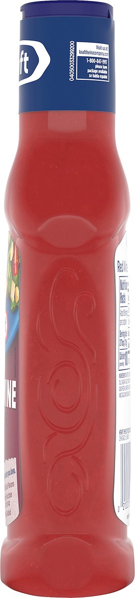 slide 6 of 9, Kraft Red Wine Vinaigrette Salad Dressing, 16 fl oz Bottle, 16 fl oz