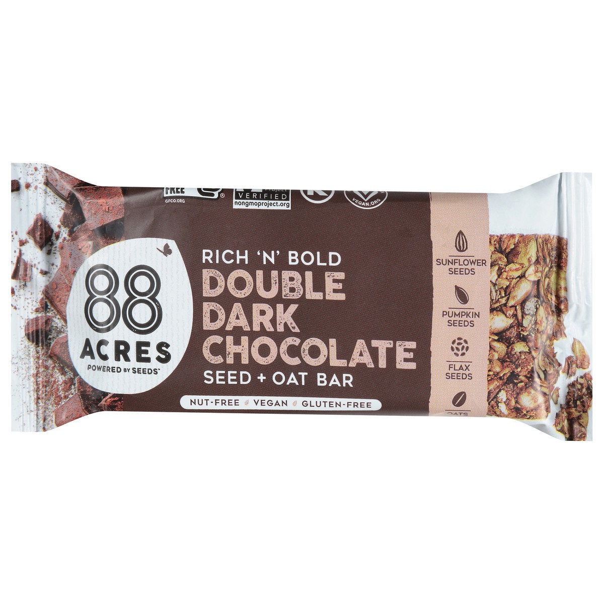 slide 2 of 4, 88 Acres Double Chocolate Mocha Seed Bar, 1.6 oz
