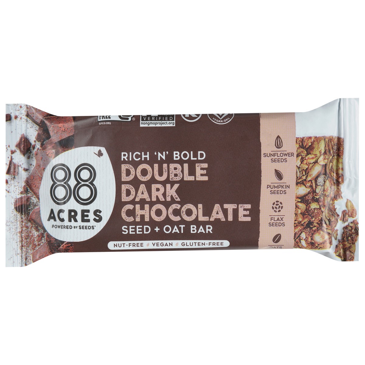 slide 3 of 4, 88 Acres Double Chocolate Mocha Seed Bar, 1.6 oz