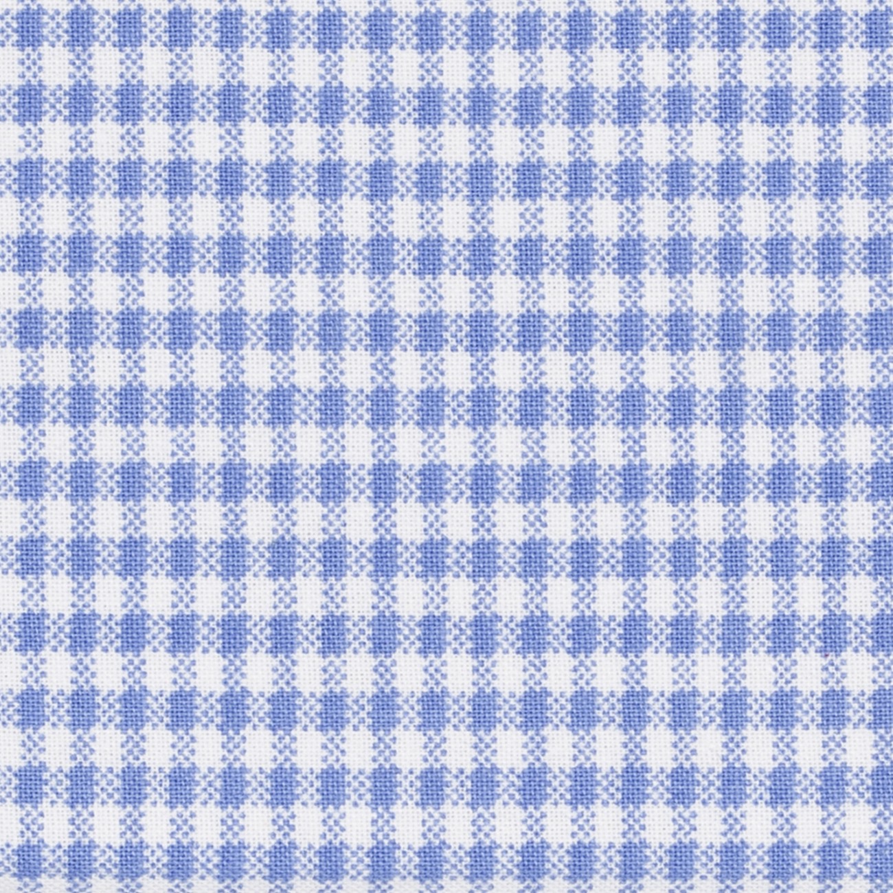 slide 4 of 4, Blue & White Plaid Cotton Fabric By Loops & Threads, 18 in x 21 in