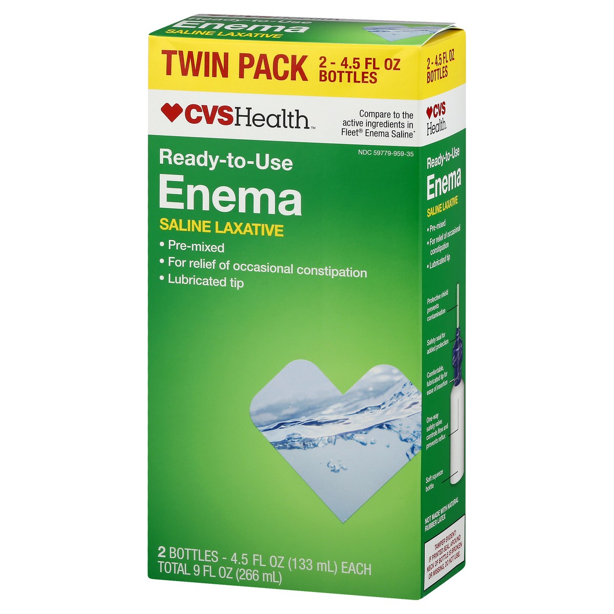 slide 4 of 11, CVS Health Disposable Enema, Latex Free, 2 Ct, 1 ct