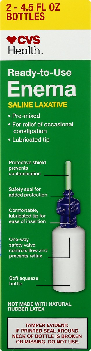 slide 9 of 11, CVS Health Disposable Enema, Latex Free, 2 Ct, 1 ct