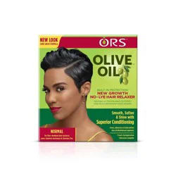 ORS Olive Oil New Growth No-Lye Hair Relaxer Kit, Normal