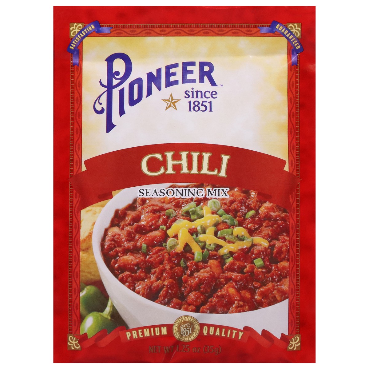 slide 1 of 12, Pioneer Chili Seasoning Mix 1.25 oz, 1.25 oz