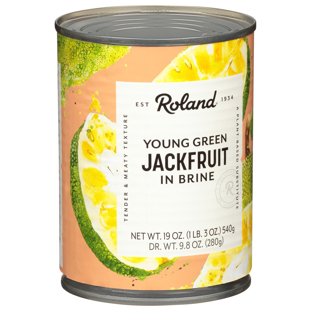 slide 3 of 13, Roland In Brine Young Green Jackfruit 19 oz, 19 oz