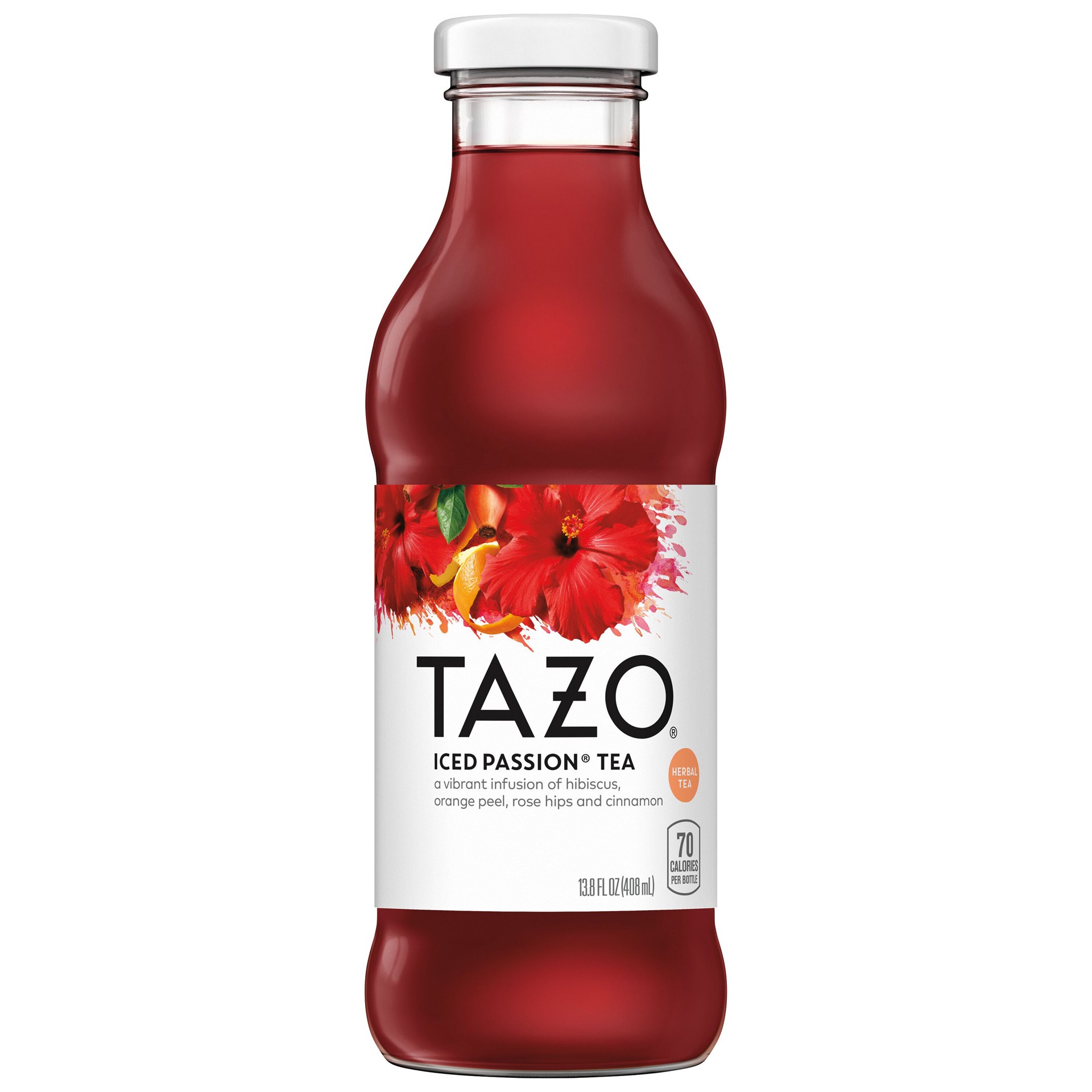 slide 1 of 4, Tazo Herbal Tea Iced Passion 13.8 Fl Oz, 13.8 oz