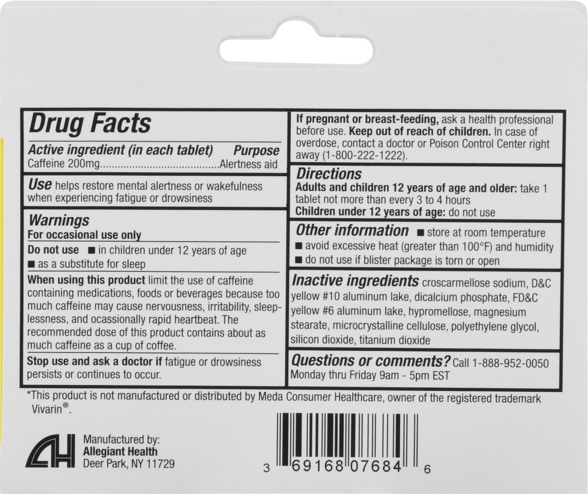 slide 9 of 13, HealthA2Z Stay Awake Maximum Strength Alertness Aid with Caffeine Tablets 16 ea, 16 ct