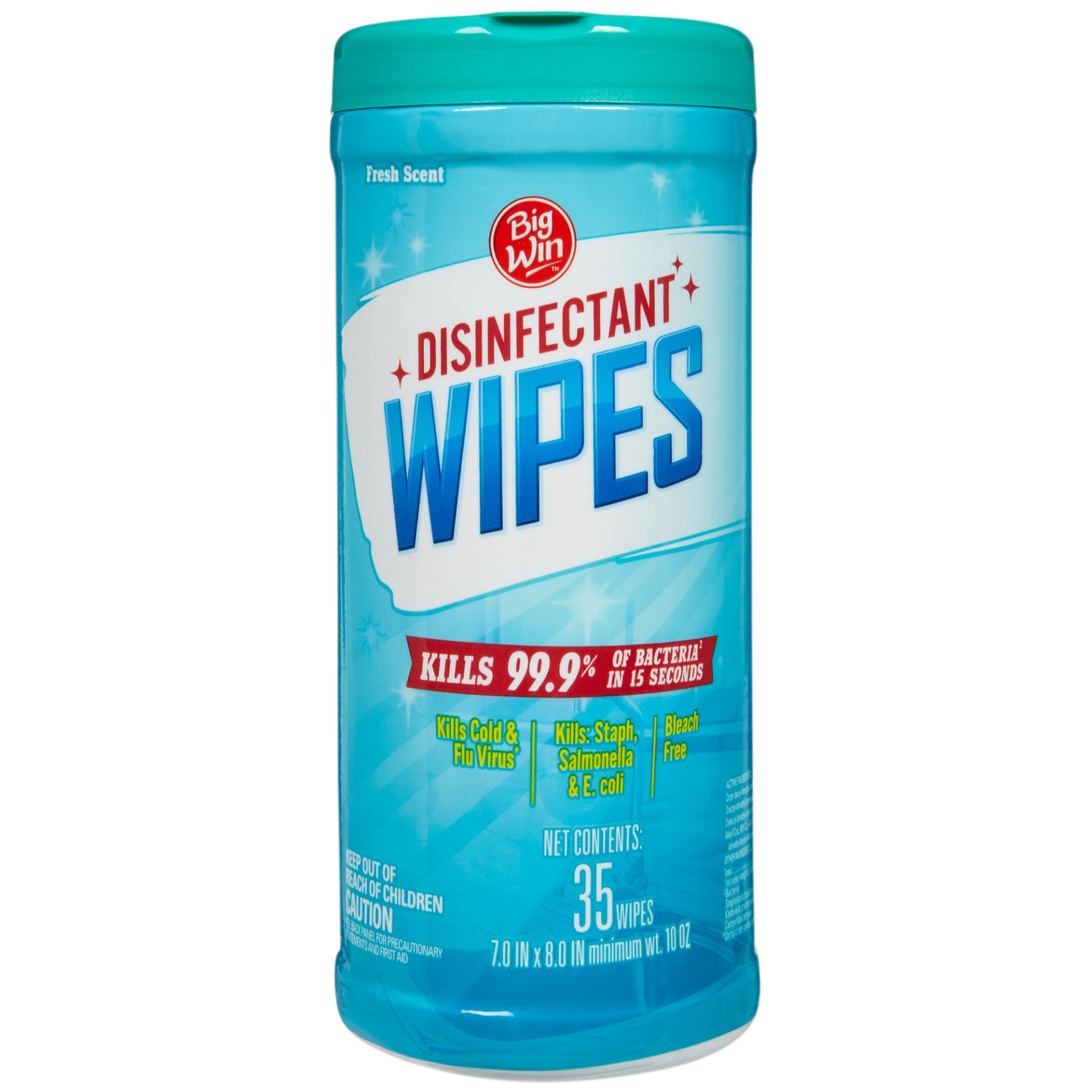 slide 1 of 3, Big Win Disinfectant Wipes, 35 ct