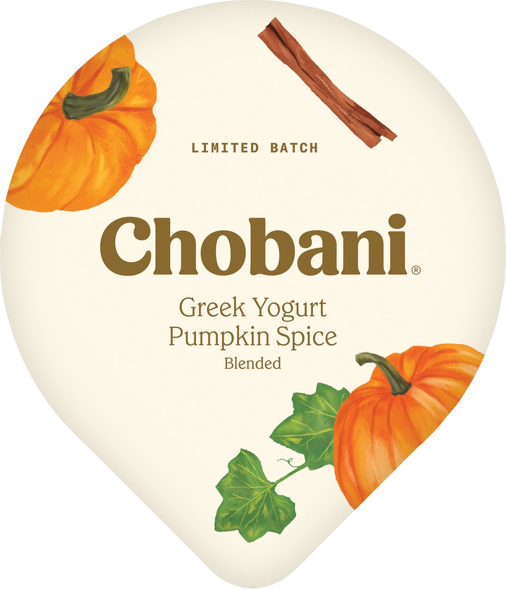 slide 7 of 7, Chobani Pumpkin & Spice Greek Yogurt, 5.3 oz