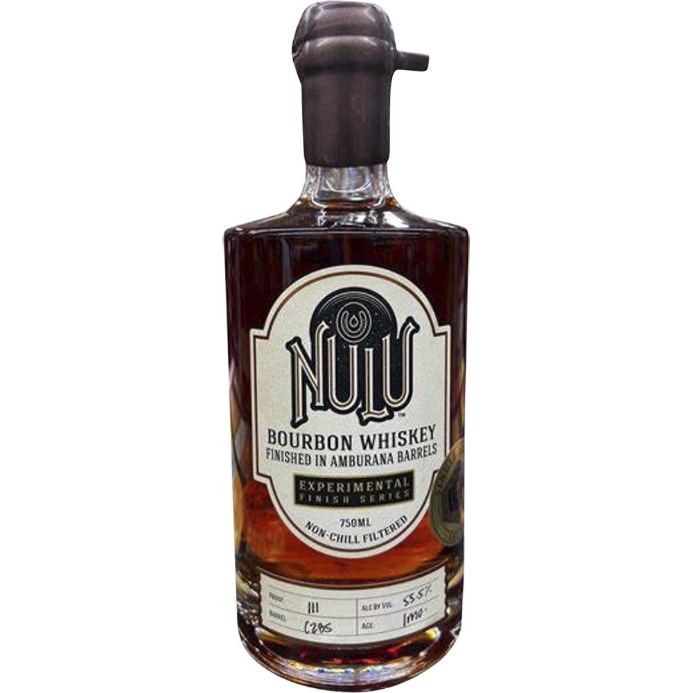 slide 1 of 1, Nulu Amburana Finished Brbn Brlsel, 750 ml