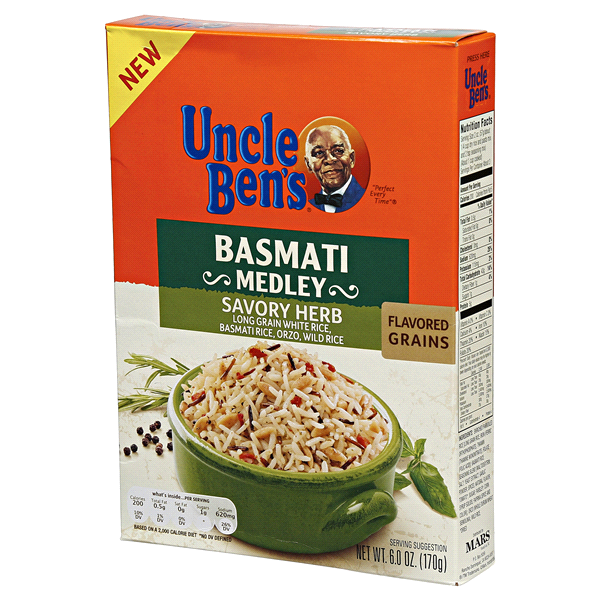 slide 1 of 1, Uncle Ben's Flavored Grains Basmati Savory Herb, 6 oz