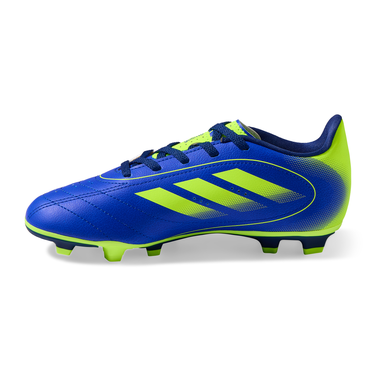 slide 2 of 6, Adidas Kids Goletto IX Soccer Cleats, Blue/Yellow, Size 12K, 1 ct