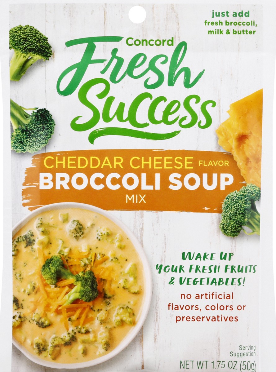 slide 2 of 8, Concord Foods Broccoli/Cheese Soup, 1.75 oz