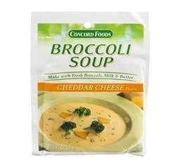 slide 1 of 8, Concord Foods Broccoli/Cheese Soup, 1.75 oz