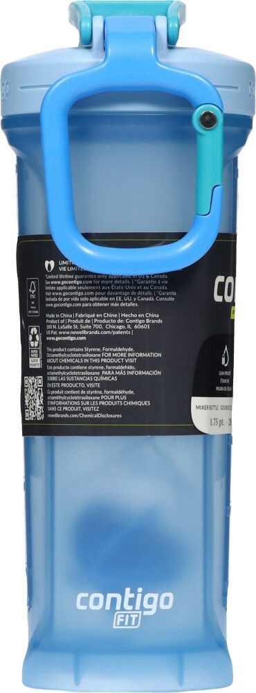 slide 6 of 6, Contigo® Shake & Go 2.0 Mixer Bottle - Glacier, 28 fl oz