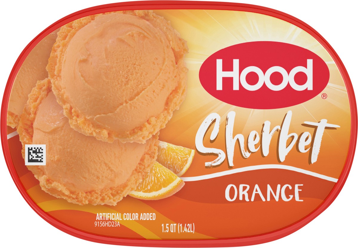 slide 13 of 14, Hood Orange Sherbet, 1.5 Quarts, 1.5 qt