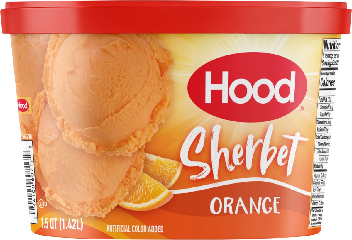 slide 9 of 14, Hood Orange Sherbet, 1.5 Quarts, 1.5 qt