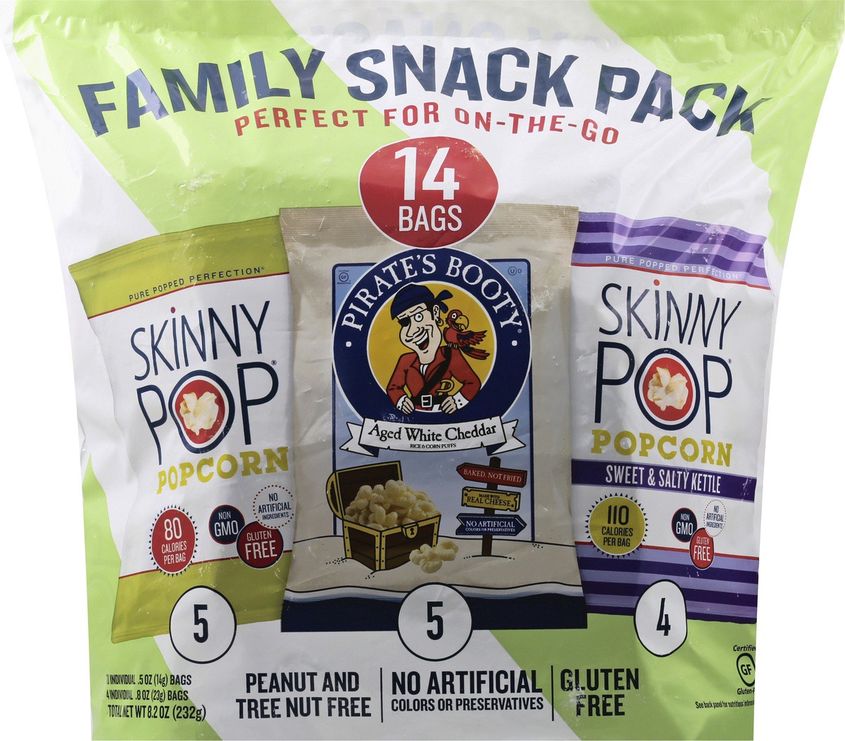 slide 7 of 9, SkinnyPop Assorted Family Snack Pack 14 ea, 14 ct