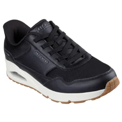 Skechers Street Men's Uno Banksia Shoes, Black, Size 14 Wide