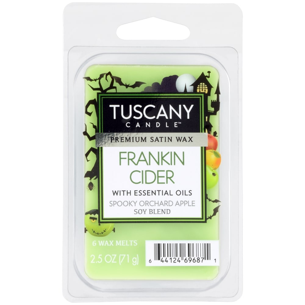 slide 1 of 1, Tuscany Candle Franklin Cider Scented Wax Cubes, 6 ct