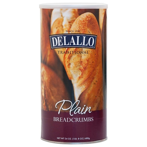 slide 1 of 1, DeLallo 100% Organic Plain Bread Crumbs, 24 oz