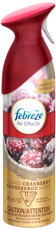 slide 1 of 1, Febreze Air Effects Cranberries & Frost Air Freshener, 9 oz