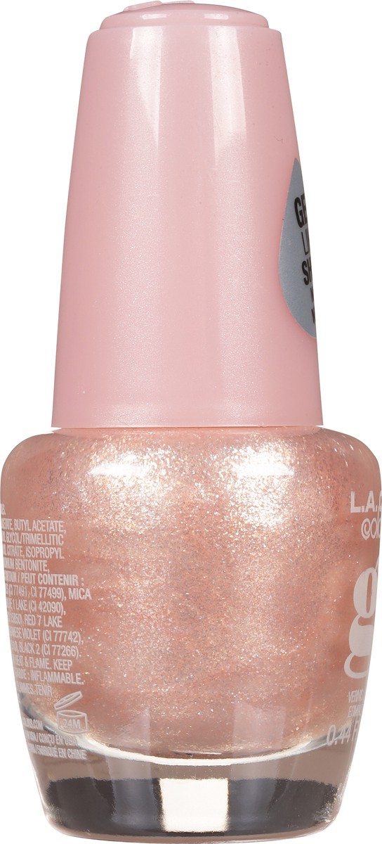 slide 4 of 10, L.A. Colors Color Craze CNP757 Pink Sugar Gel Extreme Shine Nail Polish 0.44 fl oz, 0.44 fl oz